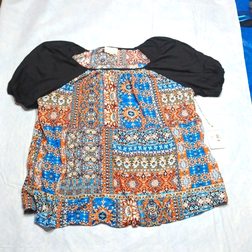 Dept 222 Moroccan Tide Woman's top XL